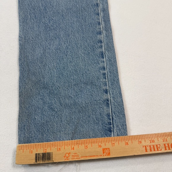 Levis Jeans Men 34X29 Blue Wash Regular Fit 100% Cotton Strauss - Picture 4 of 12